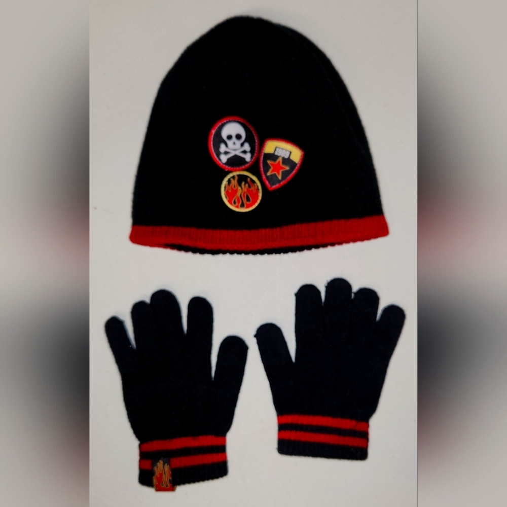 Hat and Glove Set - M / L Boys